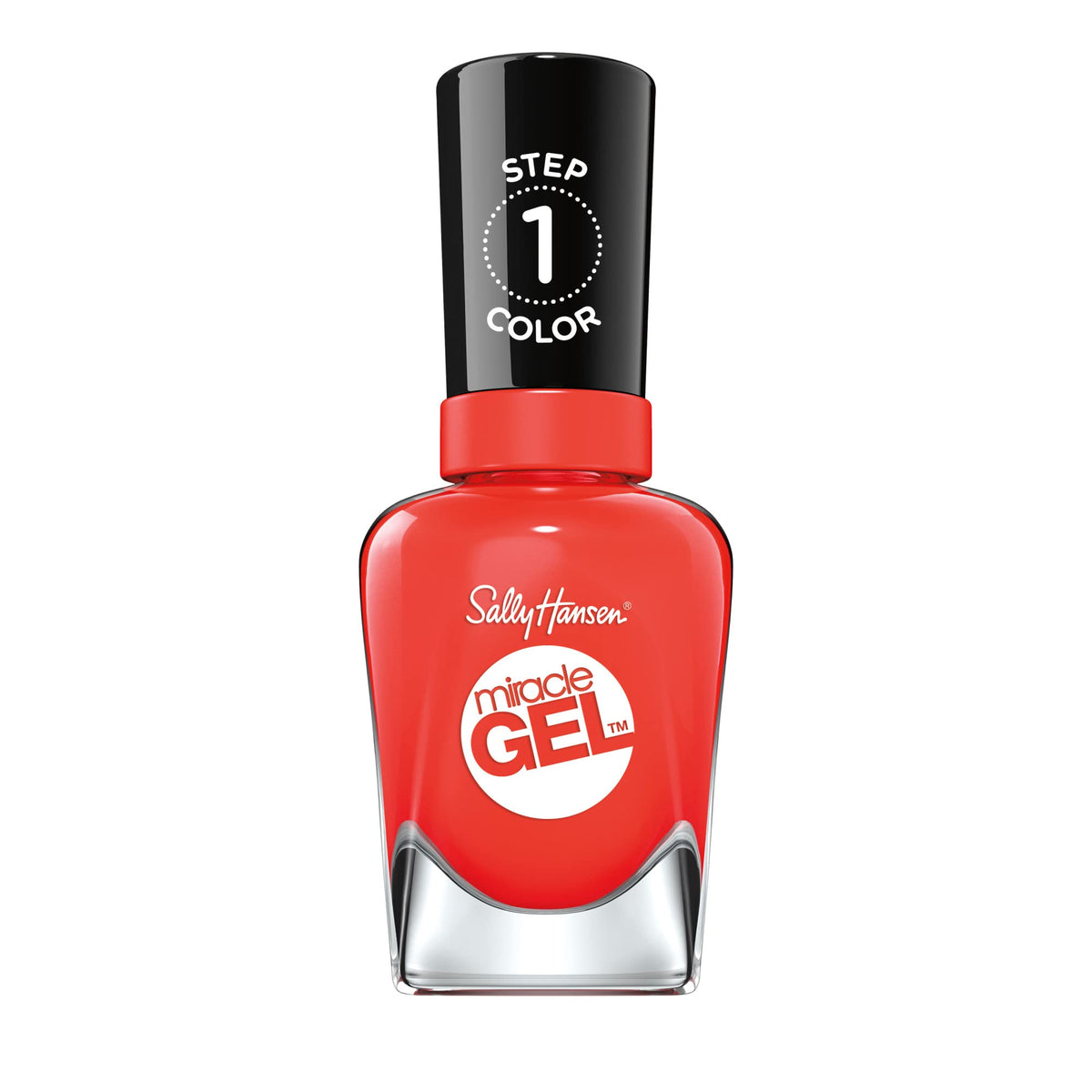 Sally Hansen Miracle Gel Nail Polish, Shade World Wide Red 409 (Packaging May Vary) Beauty & Personal Care Sally Hansen