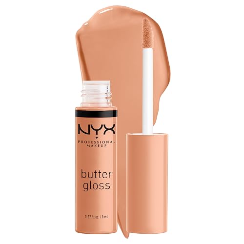 NYX PROFESSIONAL MAKEUP Butter Gloss, Non-Sticky Lip Gloss - Fortune Cookie (True Nude) Beauty & Personal Care NYX PROFESSIONAL MAKEUP