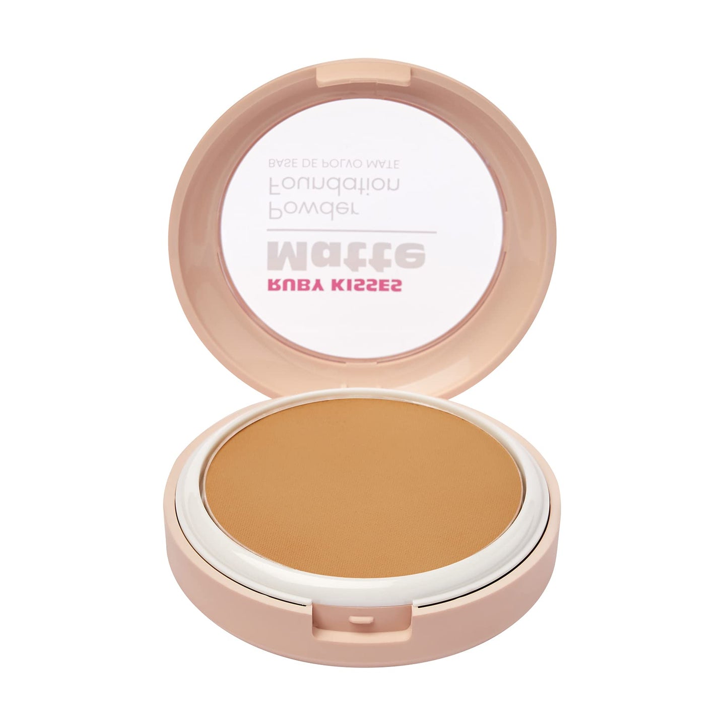 Ruby Kisses Powder Foundation Full Coverage Matte Foundation Long Lasting Face Makeup 0.35 oz. (Golden Honey) Beauty & Personal Care Ruby Kisses