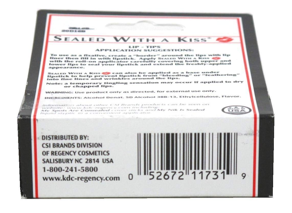 Sealed With A Kiss Lipstick Fixative | Roll-On Applicator| Value Size 12ml | Smear Proof | Smudge Proof | Kiss Proof Beauty & Personal Care Sealed with a Kiss