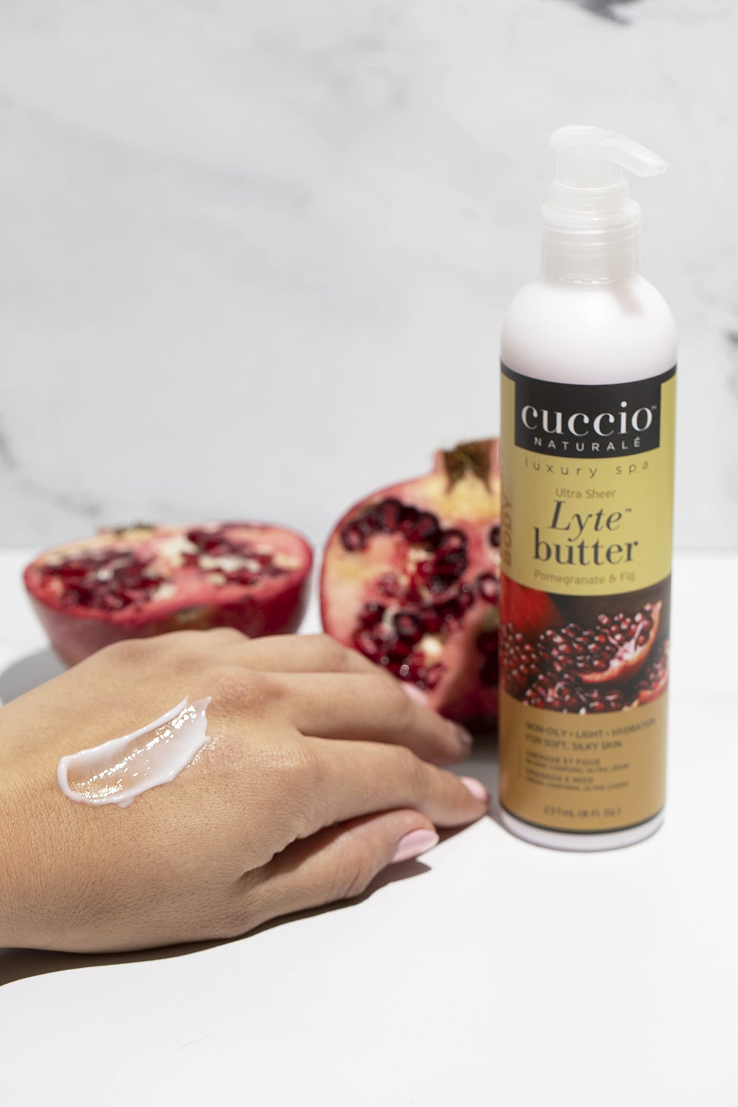 Cuccio Naturale Lyte Ultra-Sheer Body Butter - Replenishing Scented Moisturizer Cream - Deep Hydration To Repair Dry Skin - All Natural, Cruelty-Free Beauty & Personal Care Cuccio