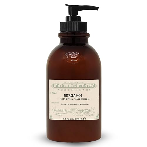C.O. Bigelow Bergamot Body Lotion, Iconic Collection Moisturizing Body Lotion with Shea Butter, Borage Oil & Grapeseed Oil, 10.5 Fl Oz Beauty & Personal Care C. O. Bigelow