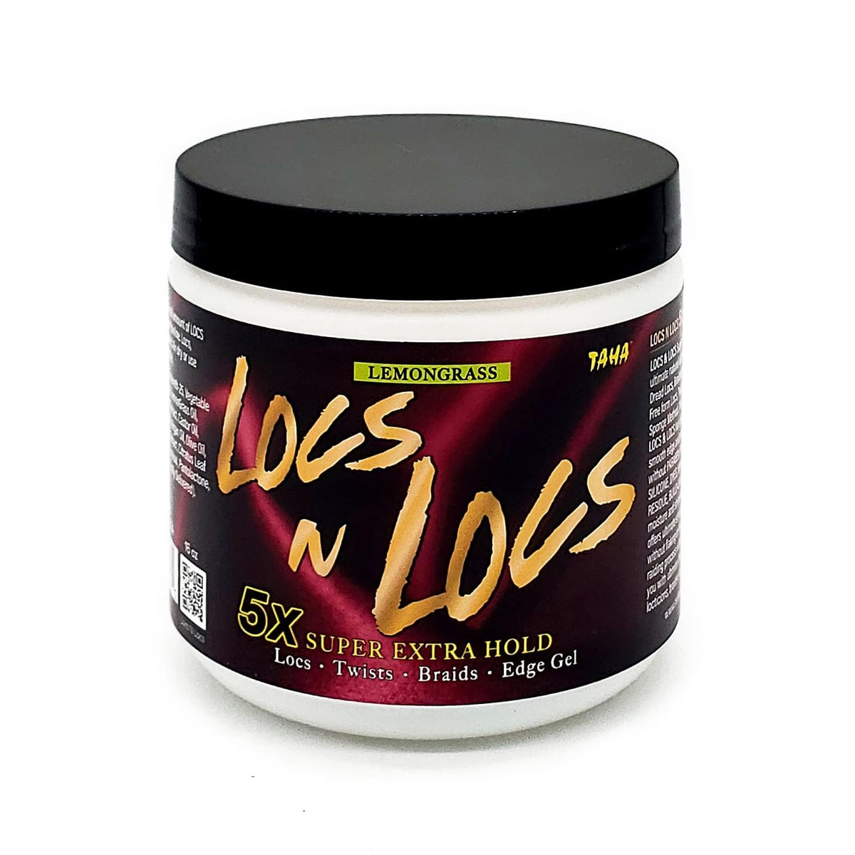 Taha Locs & Locs Gel - 5X Super Extra Hold, Natural & Non-Damaging for Locs, Braids, Twists - 16 Oz (Lemongrass, 1 Pound(Pack of 1)) Beauty & Personal Care Taha
