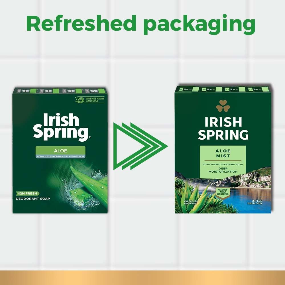 Irish Spring Aloe Bar Soap, 8 Count Beauty & Personal Care Irish Spring