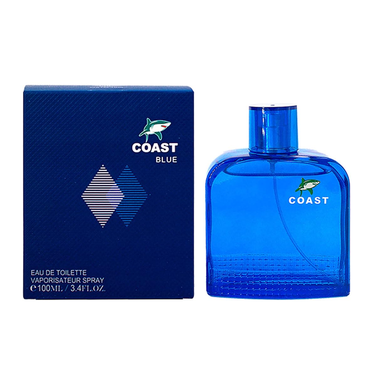 EBC Perfume Coast Men Perfume Choose 1 x 100ml Eau De Parfum Vaporisateur Spray, Essential Oil From France (Blue) Beauty & Personal Care EBC Perfume