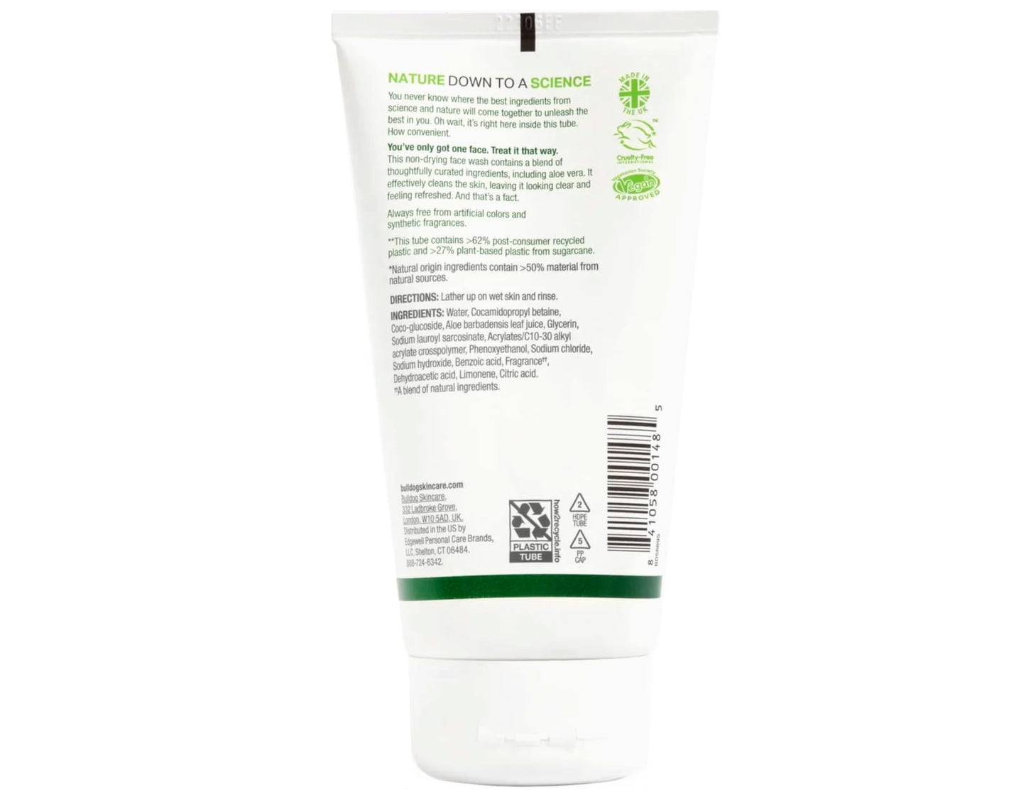 Bulldog Natural Skincare Original Face Wash For Men, 5 Oz (1 Pack) Beauty & Personal Care Bulldog Skincare for Men