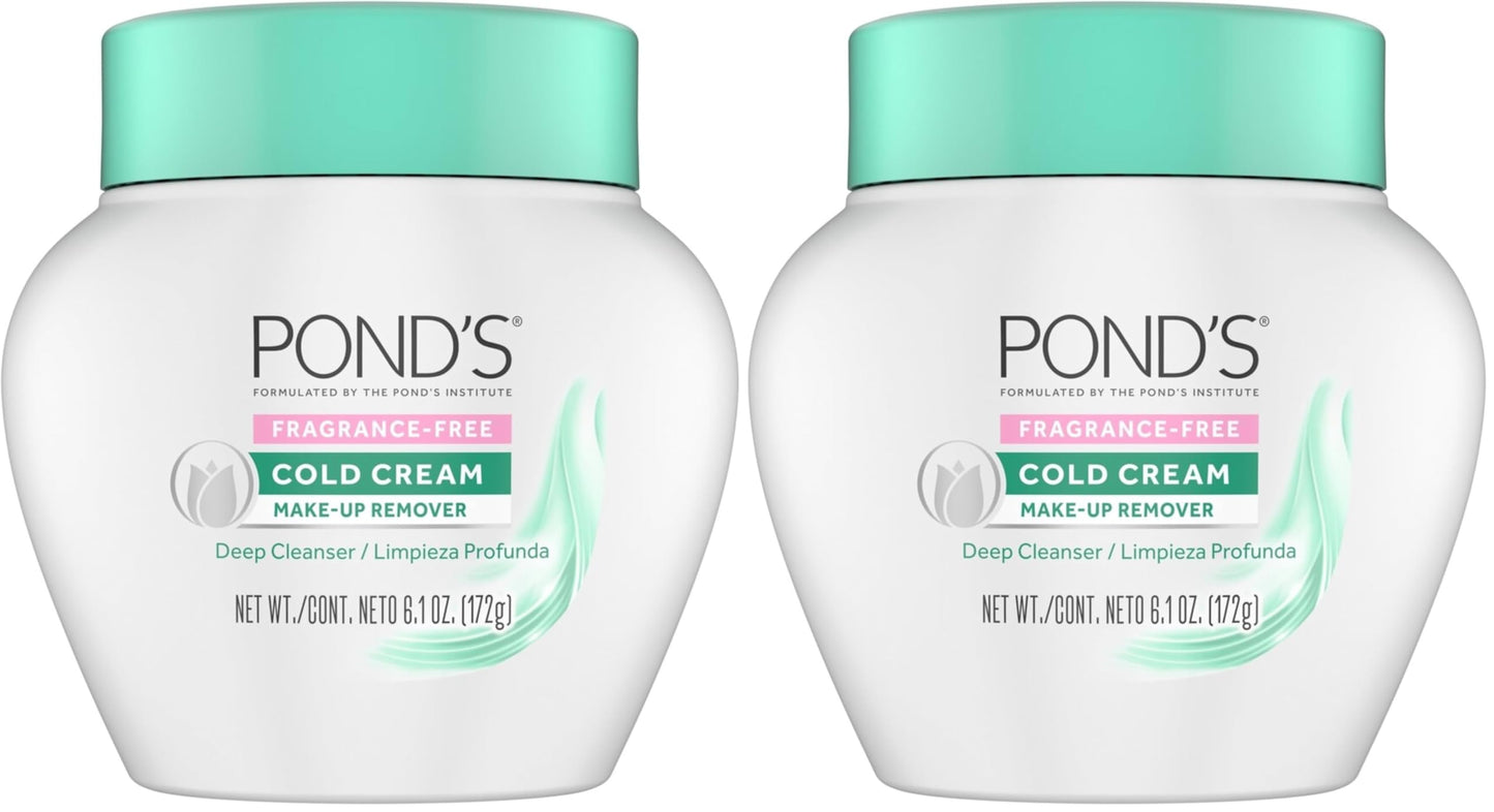 POND’S Cold Cream Cleanser,Fragrance-Free - Moisturizing Makeup Remover & Deep Cleansing Face Cream - Facial Cleanser for Soft,Radiant Skin Beauty and Personal Care POND'S Default Title