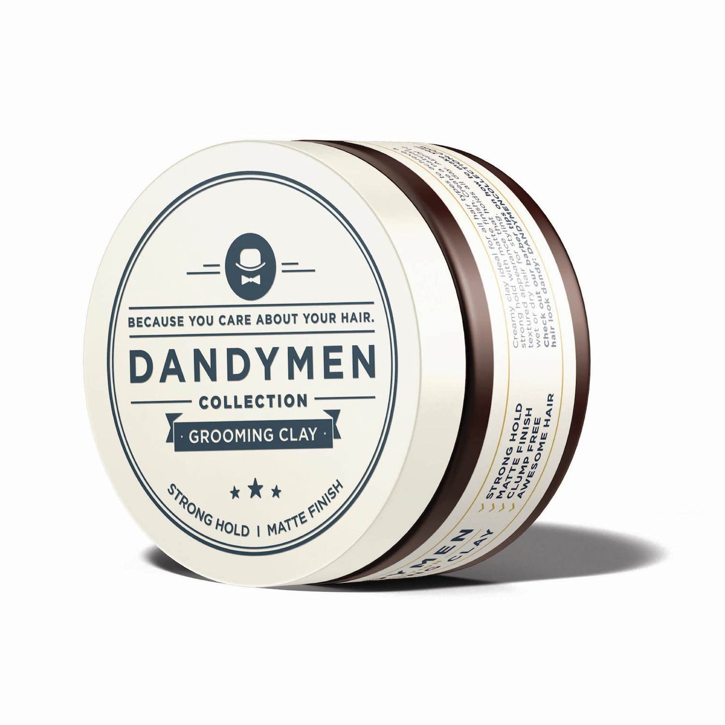Dandymen Grooming Clay Strong Hold 3.4 oz Beauty & Personal Care DANDYMEN COLLECTION