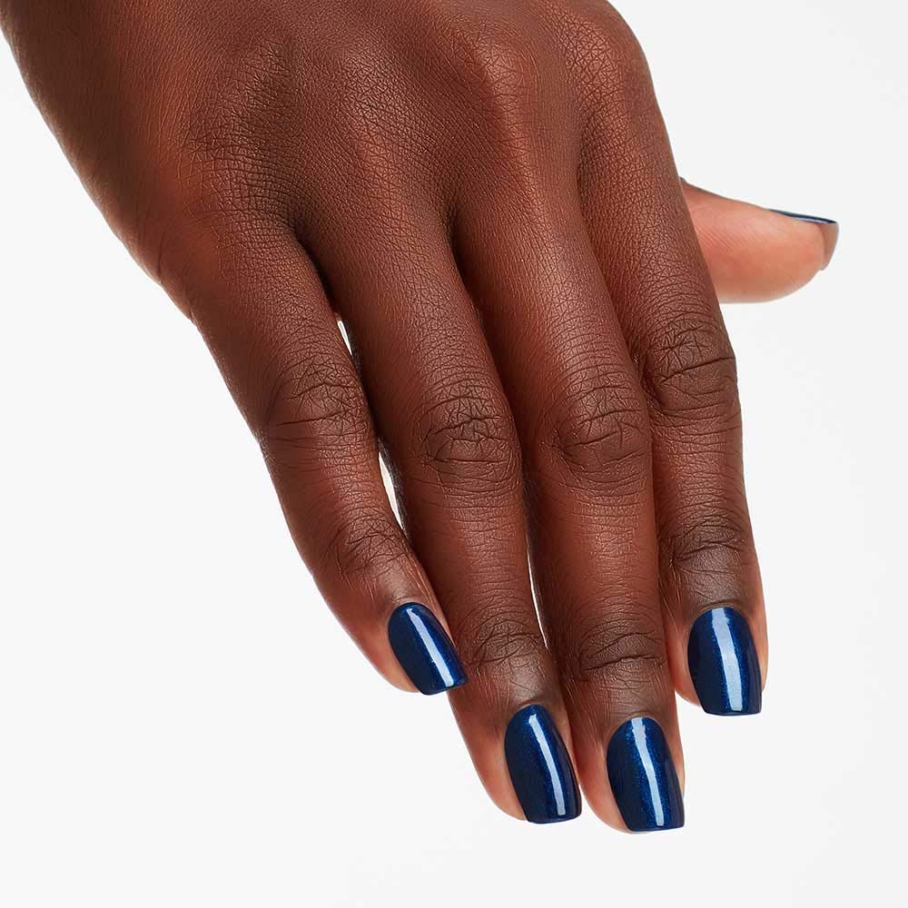 OPI Nail Lacquer Yoga-ta Get This Blue! | Opaque Dark Blue Shimmer Chip Resistant Nail Polish | Fast Drying, Streak Free Beauty & Personal Care OPI