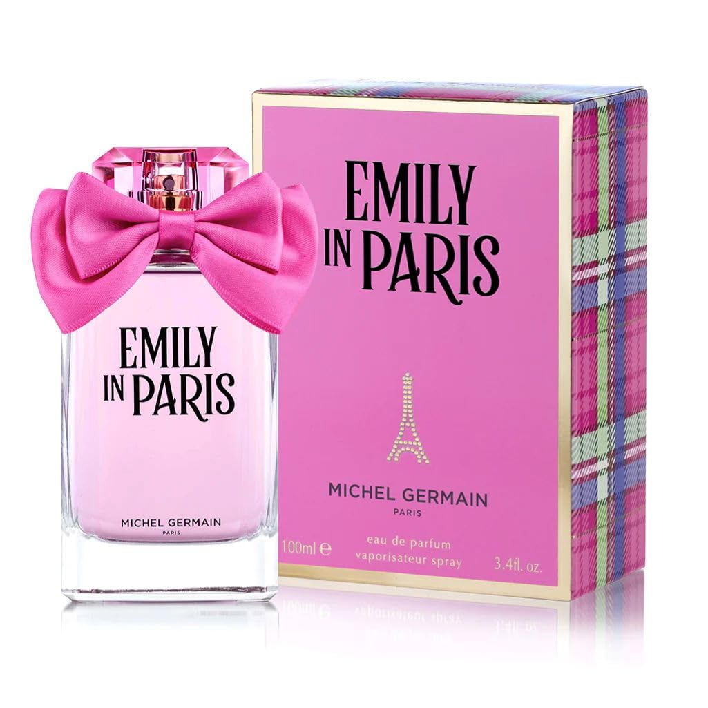 Michel Germain Emily in Paris Eau de Parfum Fragrance Spray, Floral Woody Scent, Top Notes of Seductive Neroli, French Pear, Wild Black Currant Beauty & Personal Care Michel Germain