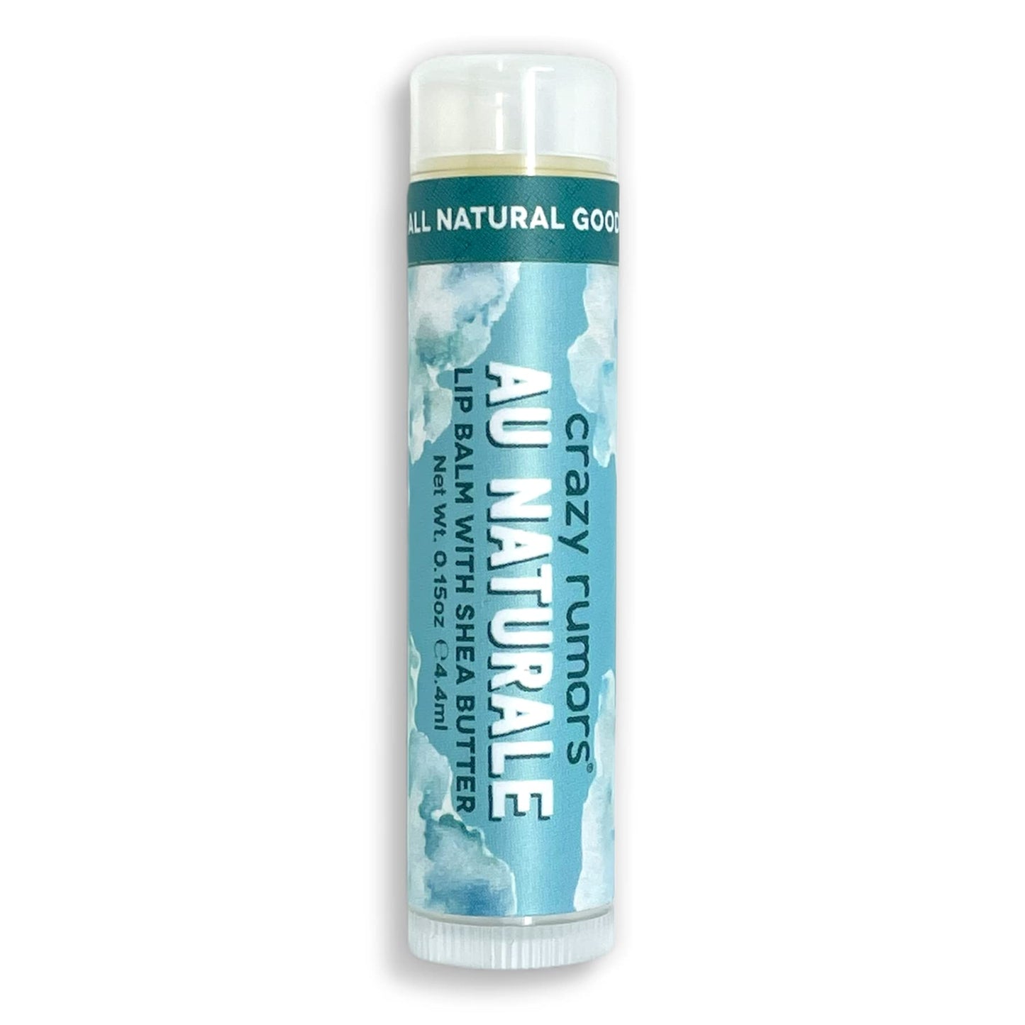 Crazy Rumors Au Naturale Unflavored Lip Balm. 100% Natural, Vegan, Plant-Based, Made in USA (1-Pack) Beauty and Personal Care Crazy Rumors