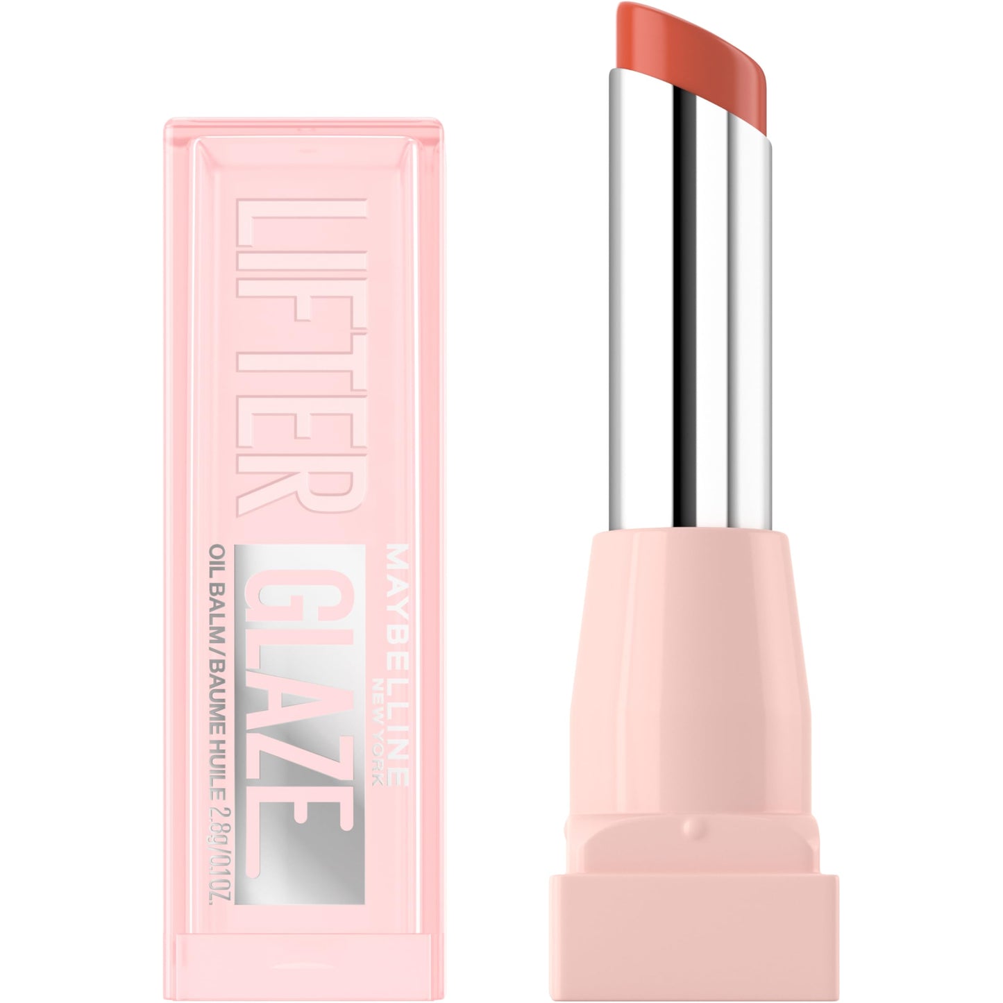 MAYBELLINE Lifter Glaze Oil Balm with Hyaluronic Acid and Hydrating Oil Blend, Lip Balm with 24HRs of Smooth, Moisturizing Shine, Caramel Glow (Sheer Beauty & Personal Care MAYBELLINE