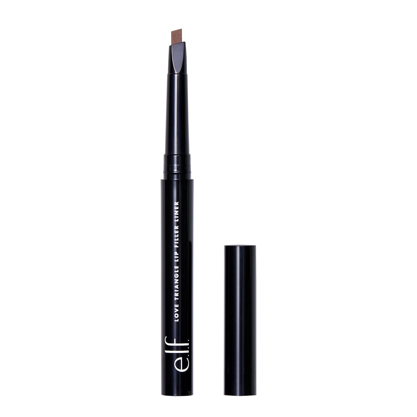 e.l.f. Love Triangle Lip Filler Liner, 2-in-1 Lipliner Pencil For Sculpting & Filling, Long-Lasting Intense Color, Vegan & Cruelty-Free, Deep Brown Beauty & Personal Care e.l.f.