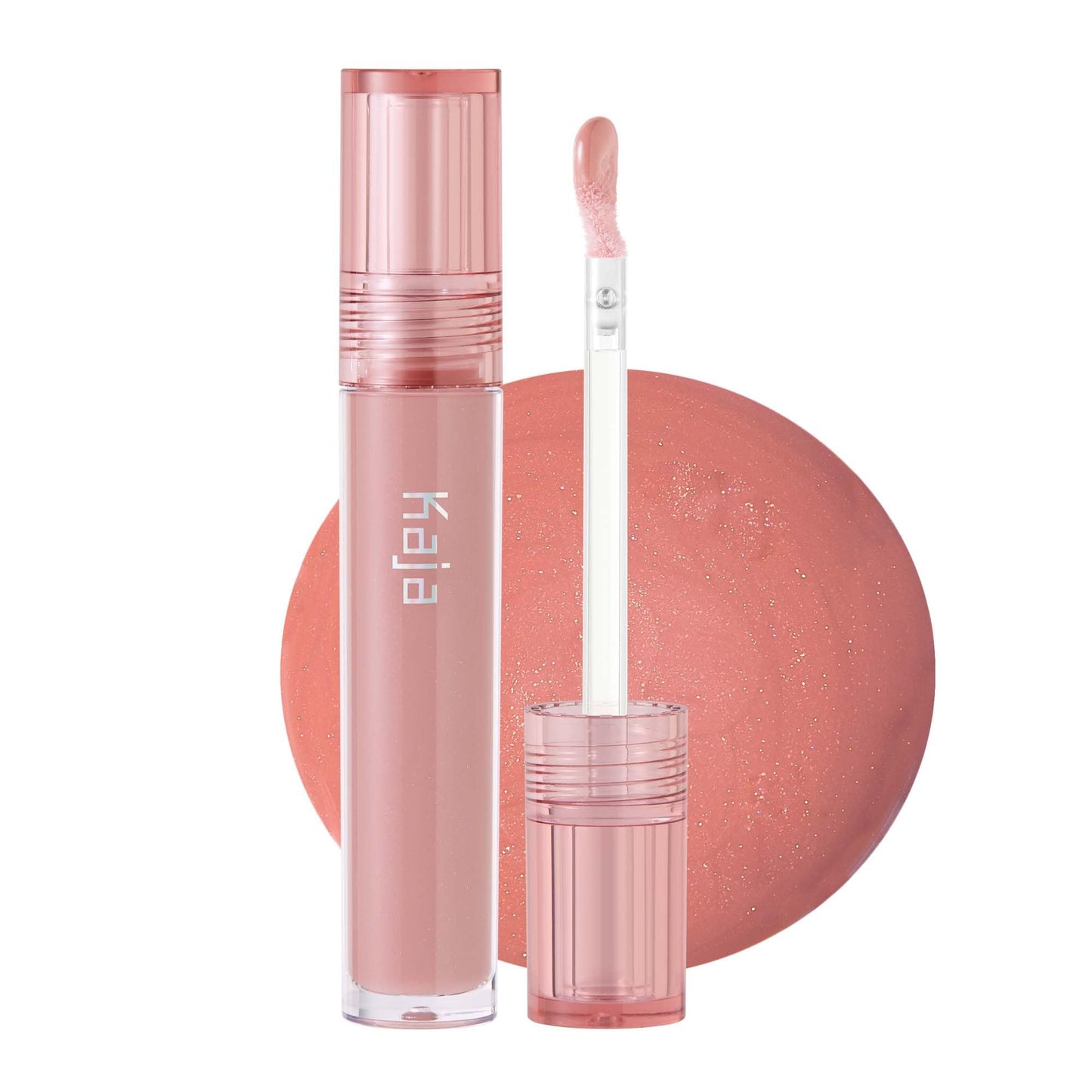 Kaja Lip Gloss - Gloss Shot - with Jojoba Oil, Tinted Shimmer, Hydrating, Non-sticky, Juicy, Nude, Plumper Looking Lips, 02 Milk Tea, 0.14 Fl Oz Beauty and Personal Care Kaja