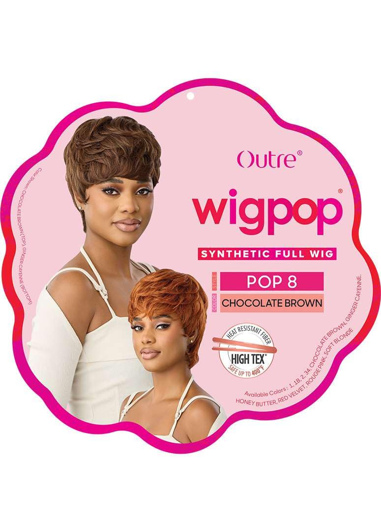 Outre Wigpop Synthetic Full Wig - POP 8 (GINGER CAYENNE)