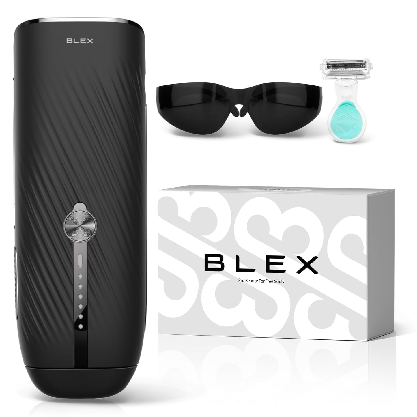 Blex Laser Hair Removal for Women and Men, IPL Hair Removal Device Effective in 2 Weeks, with Ultra-Fast 0.2s Light Emission, Comfortable Beauty and Personal Care Blex
