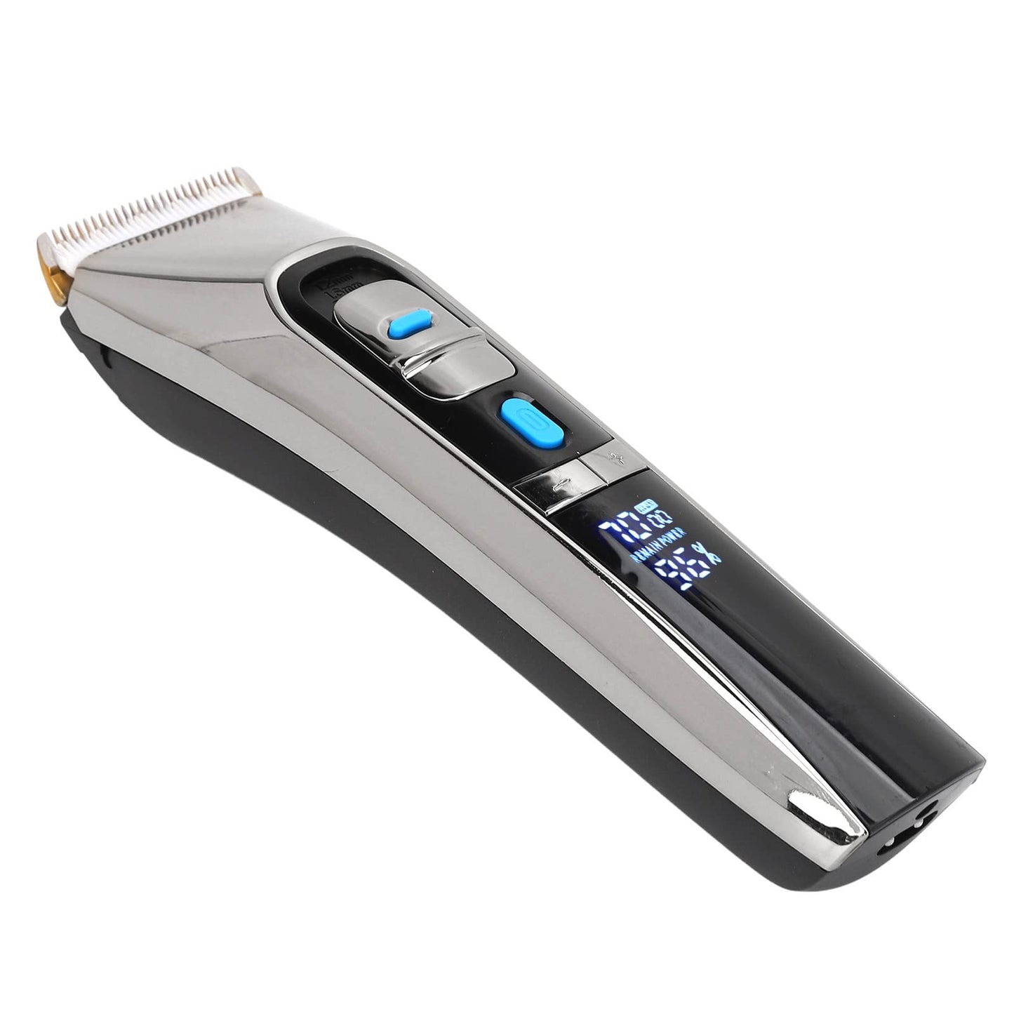 BROLEO Mens Hair Clipper, USB Rechargeable Stainless Steel Electric Hair Trimmer, Low Noise for Beard and Facial Hairstyles Beauty and Personal Care BROLEO