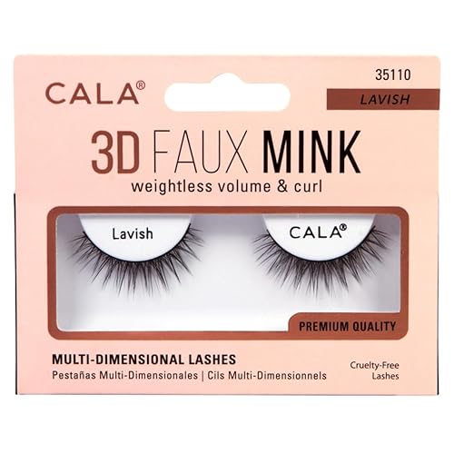 3D FAUX MINK LASHES: LAVISH Beauty & Personal Care Cala