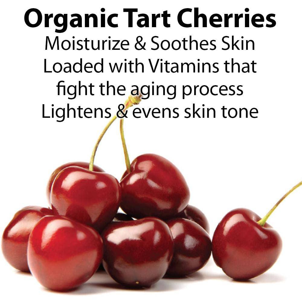 Simply Radiant Beauty Glimmer Goddess Organic Exfoliating Chocolate Cherry Face Mask, Hydrates and Brightens Facial Skin 2 oz Beauty & Personal Care Simply Radiant Beauty