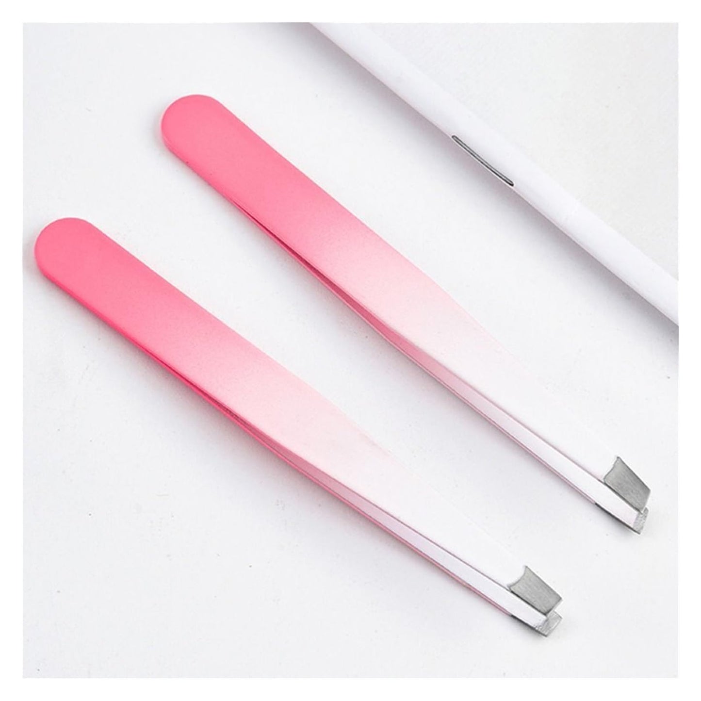 1PC Eyebrow Pliers Stainless Steel Eye Brow Tweezer Flat/Oblique Mouth Tip Slant Tip Point Women Makeup Tool(09) Beauty and Personal Care CCZKXZXY