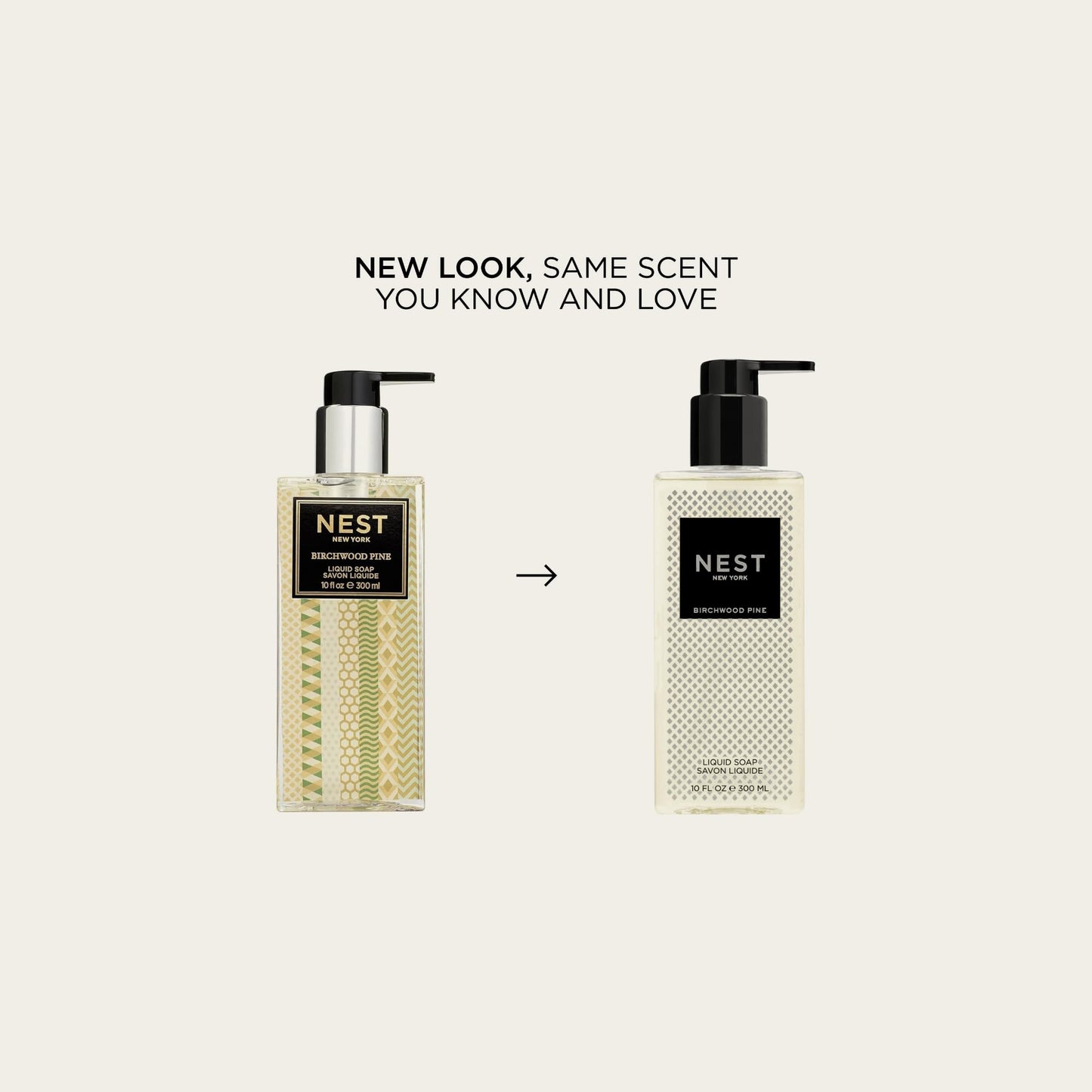 NEST New York Liquid Soap, Birchwood Pine - 10 fl oz - Cleanses & Nourishes Skin - Approx. 300 Pumps Per Bottle - Gluten Free & Cruelty Free Beauty & Personal Care NEST New York