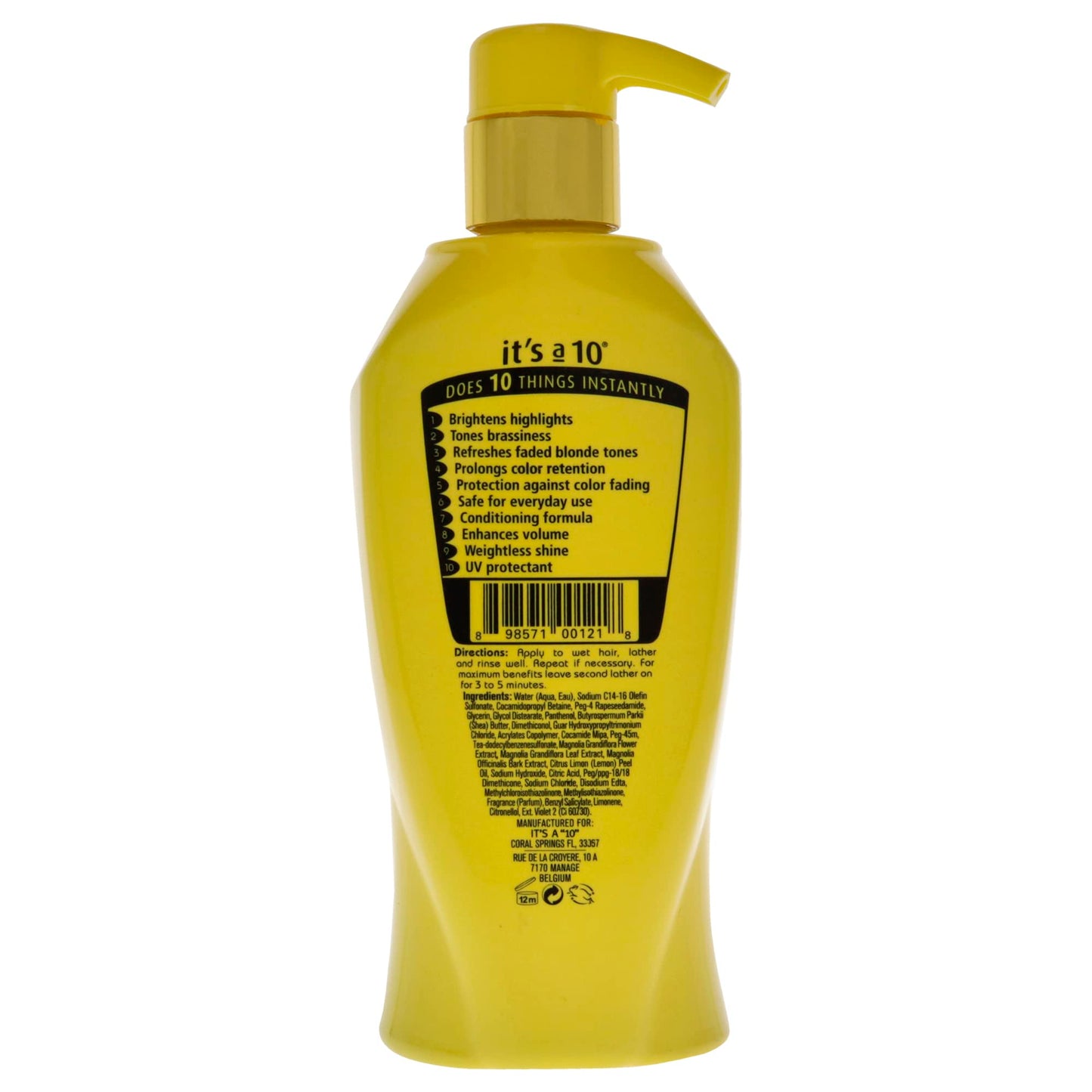 It's a 10 Haircare Miracle Brightening Shampoo for Blondes, 10 Ounce Beauty & Personal Care It's a 10 Haircare