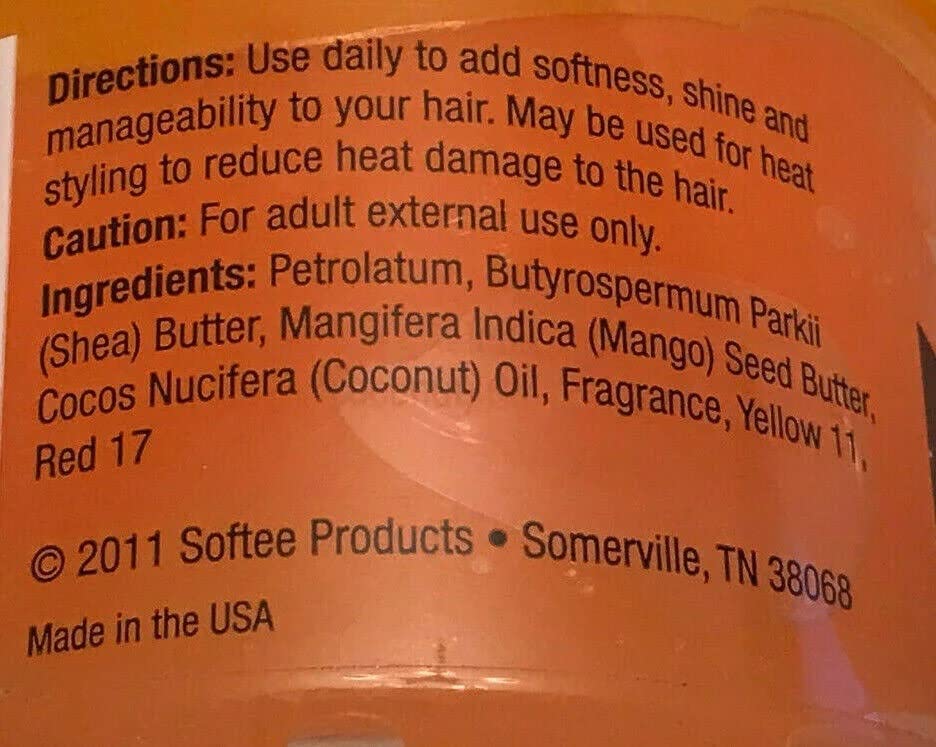 Softee Mango Butter Hair/Dress (Pack of 2) Beauty & Personal Care Softee