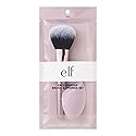e.l.f. Complexion Brush & Sponge Duo, 2-Step Face Sponge & Makeup Brush Kit For Creating A Flawless Complexion, Vegan Beauty & Personal Care e.l.f.