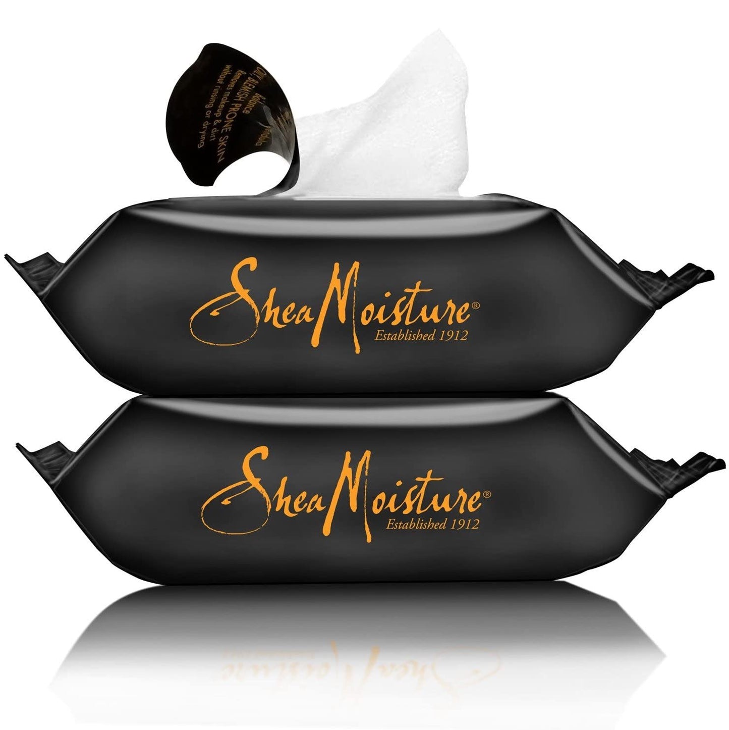 Shea Moisture Makeup Remover Face Wipes, African Black Soap, With Tea Tree Oil & Calendula, Removes Makeup & Dirt to Clarify Oily Blemish Prone Skin Beauty & Personal Care Shea Moisture