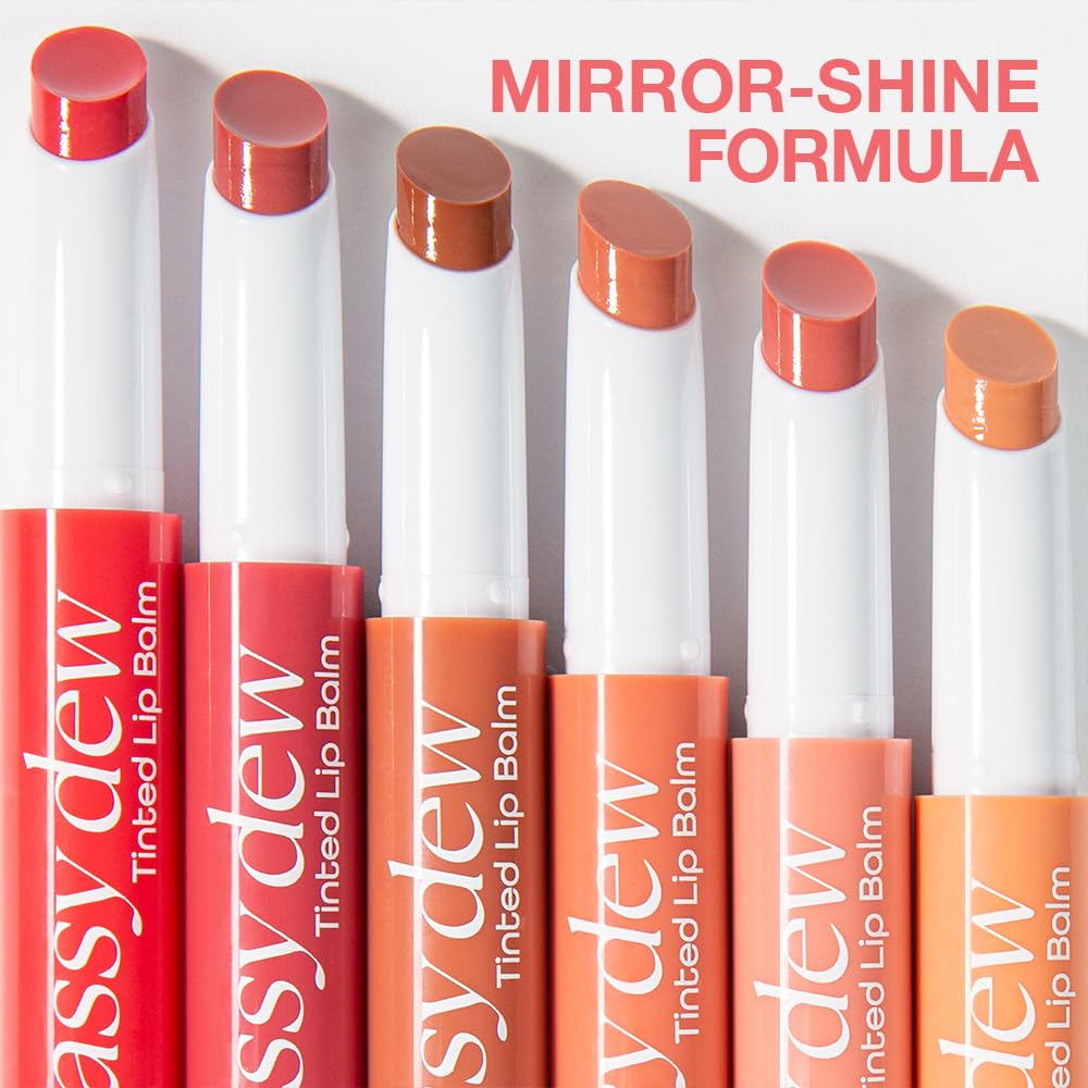Absolute New York Glassy Dew Tinted Lip Balm (MLGD03 Peach) Beauty and Personal Care Absolute New York