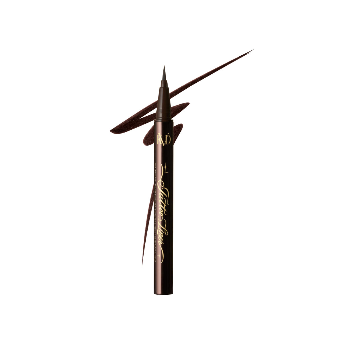 KVD Tattoo Liner - Mad Max Brown - Rich Chocolate Brown, Waterproof Liquid Eyeliner, Ultra?Precise Brush Tip, Smudge?Resistant All?Day Wear, Vegan &