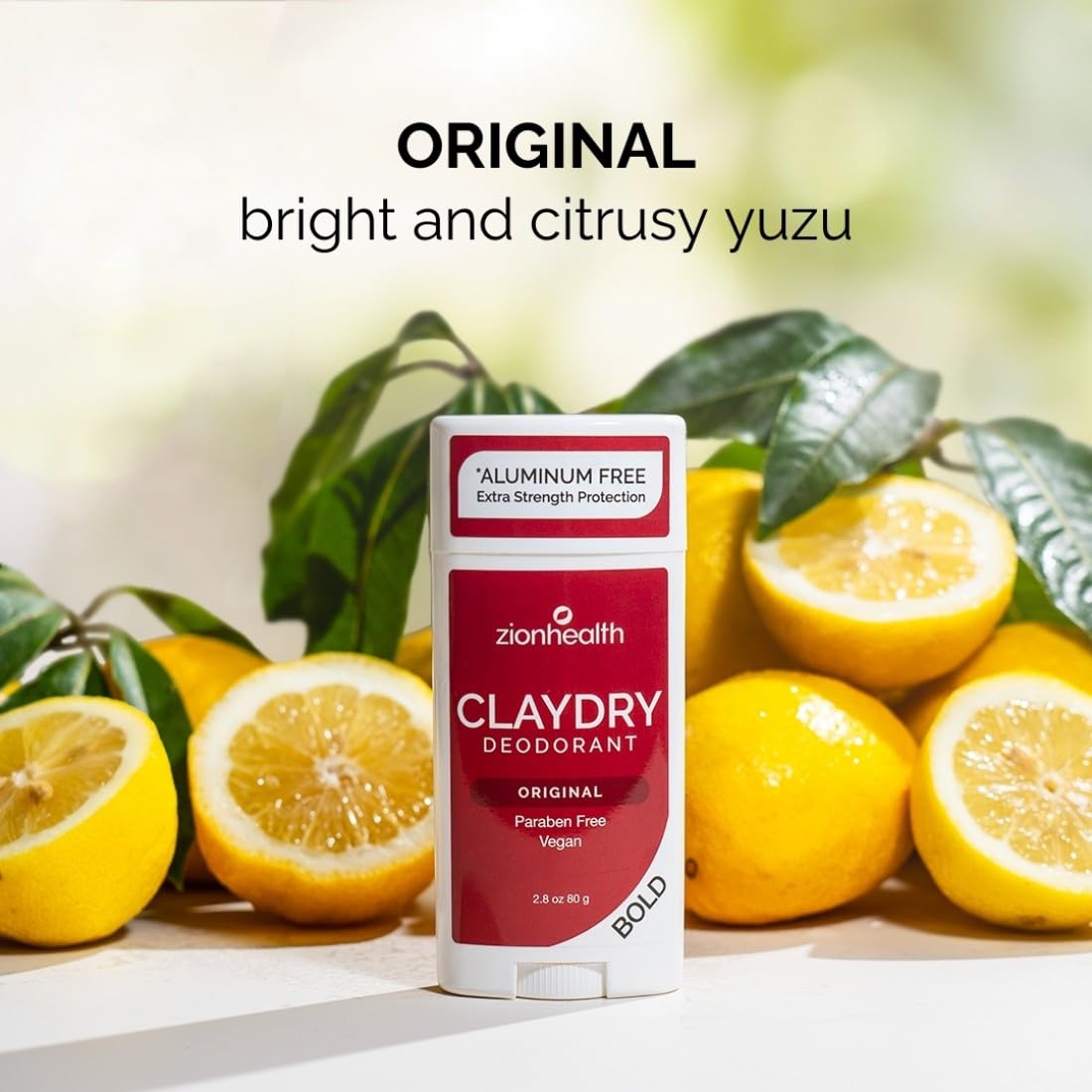 Zion Health Adama Minerals Clay Dry Deodorant Original - 2.8 oz Beauty and Personal Care Adama Minerals