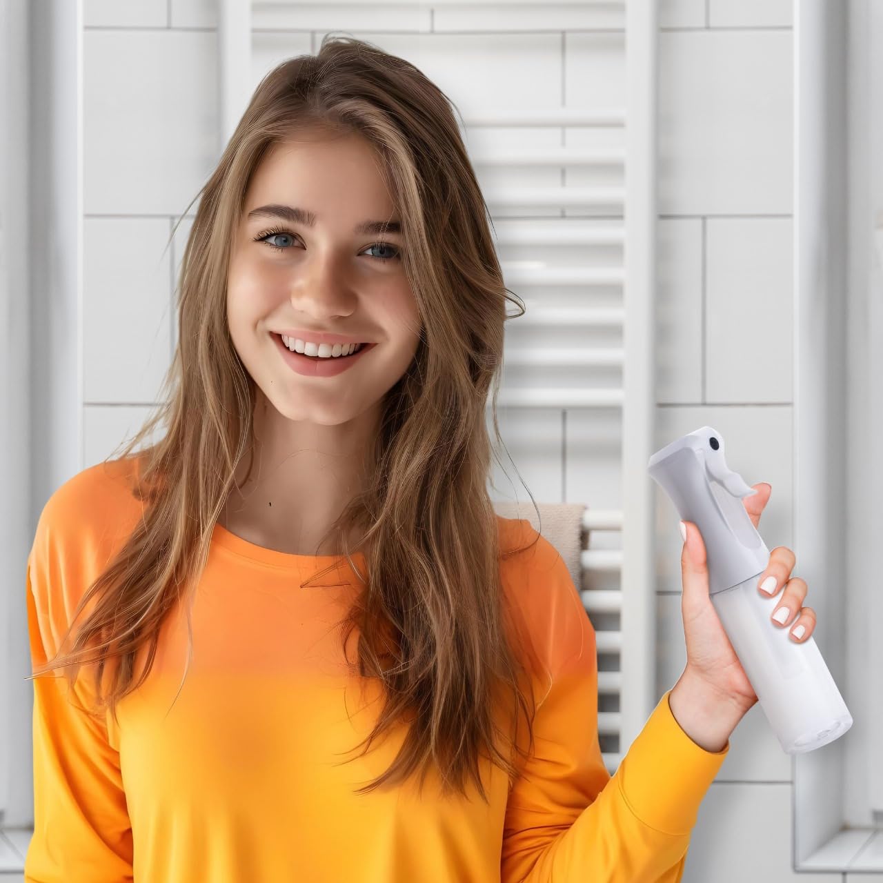 VIGOR PATH Continuous Mist Clear Spray Bottle 200ml Fine Mist for Hair Beauty and Personal Care VIGOR PATH