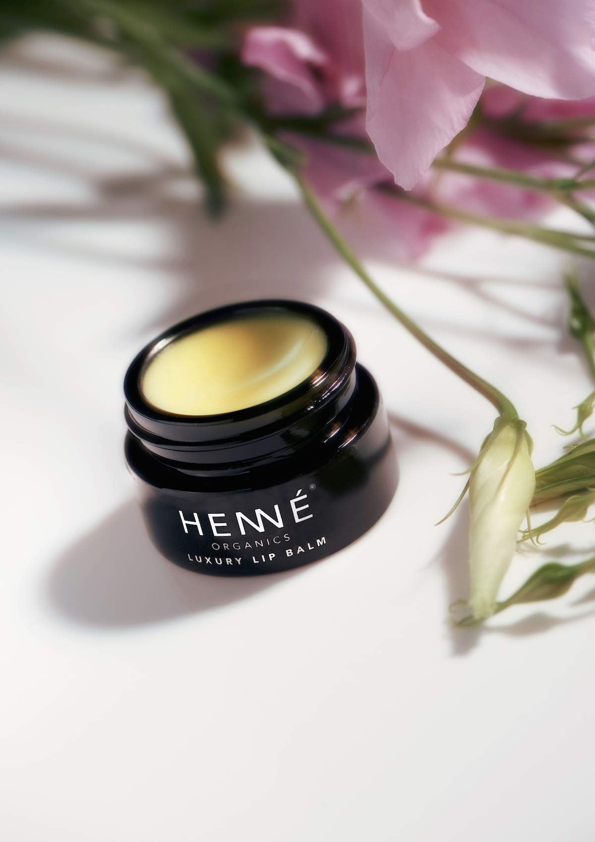 Henné Organics Luxury Lip Balm - Natural and Organic Moisturizer - 0.35 Ounce Jar Beauty and Personal Care Hennà Organics