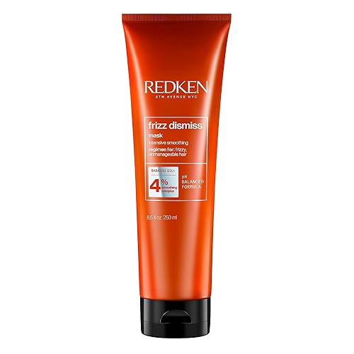 Redken Frizz Dismiss Mask, Intense Smoothing Treatment For Unruly Hair - Ultra Hydrating Smoothing Hair Mask, Hydrates, Smooths and Tames Frizz Beauty & Personal Care Redken