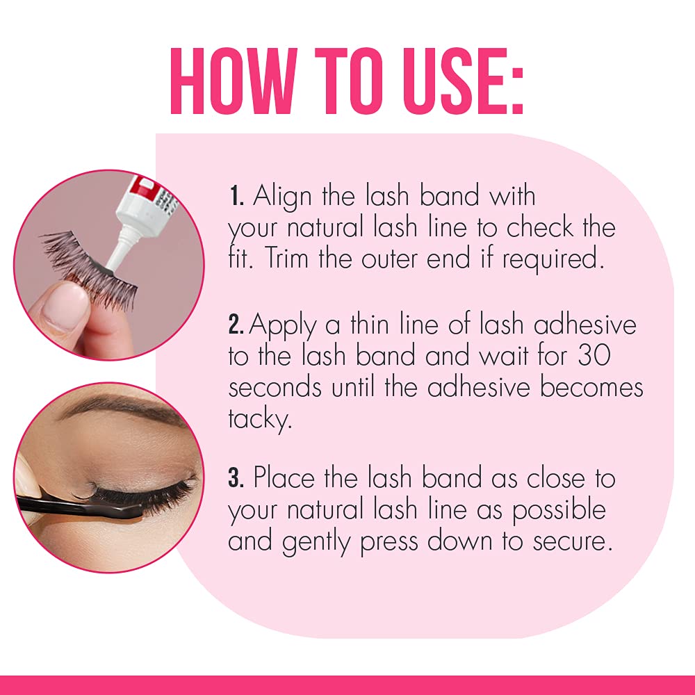 DUO Eyelash Glue – Dark Tone, Waterproof & Long-Lasting Lash Adhesive for Strip Lashes, 0.25 oz, 2 Pack Beauty & Personal Care DUO