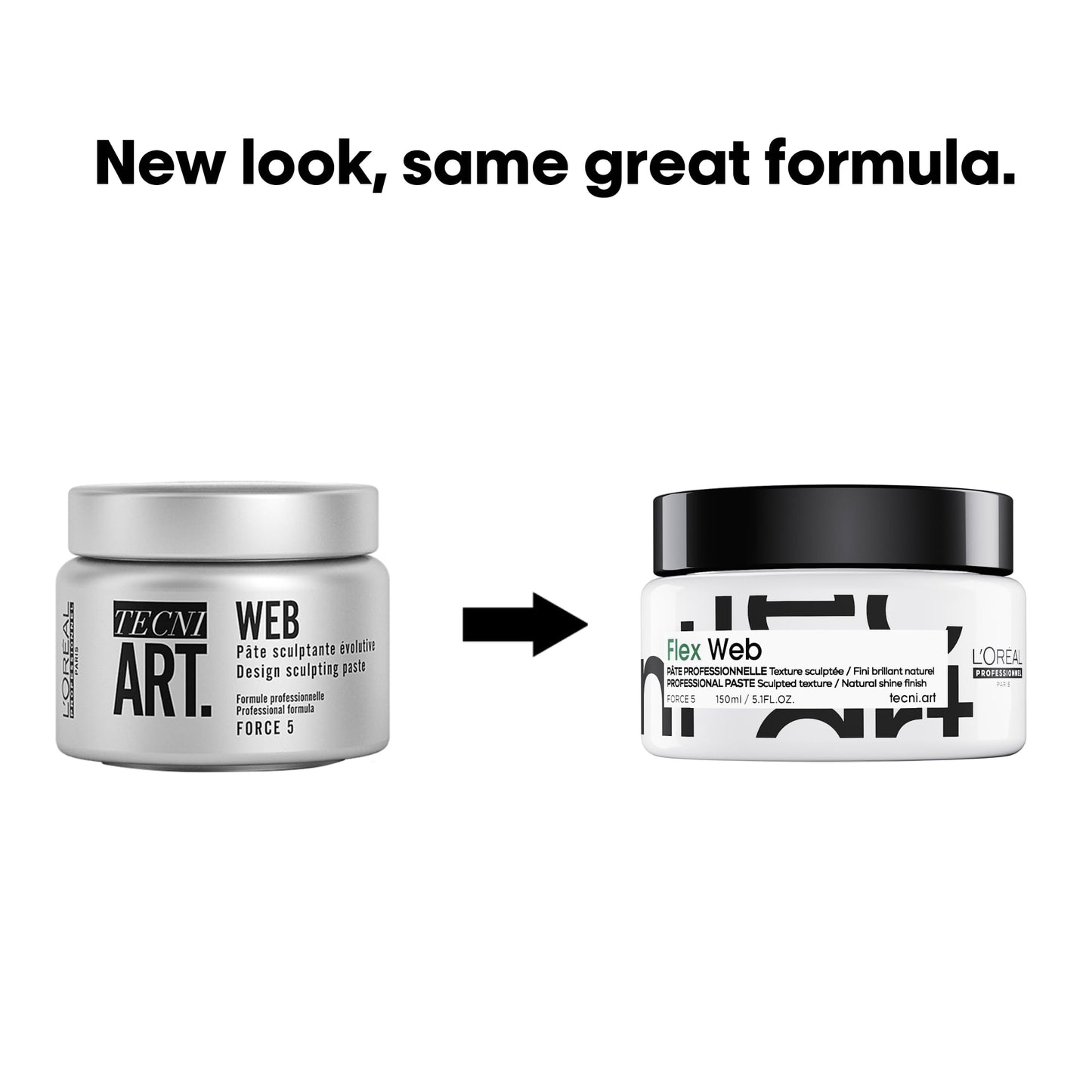 L'Oréal Professionnel Paris Flex Web Texture Paste - Strong Hold Pomade and Styling Gel For All Hair Types, Packaging May Vary Beauty & Personal Care L'Oréal Professionnel Paris
