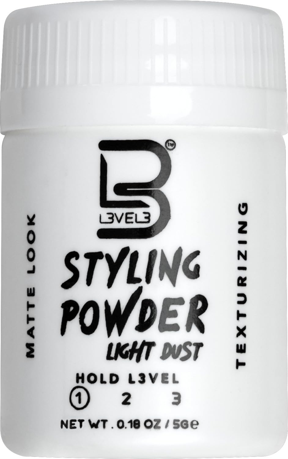 Level 3 Travel Styling Powder - 0.18 oz Lightweight Hair Powder for a Natural Look - Perfect for Men on the Go Beauty & Personal Care L3
