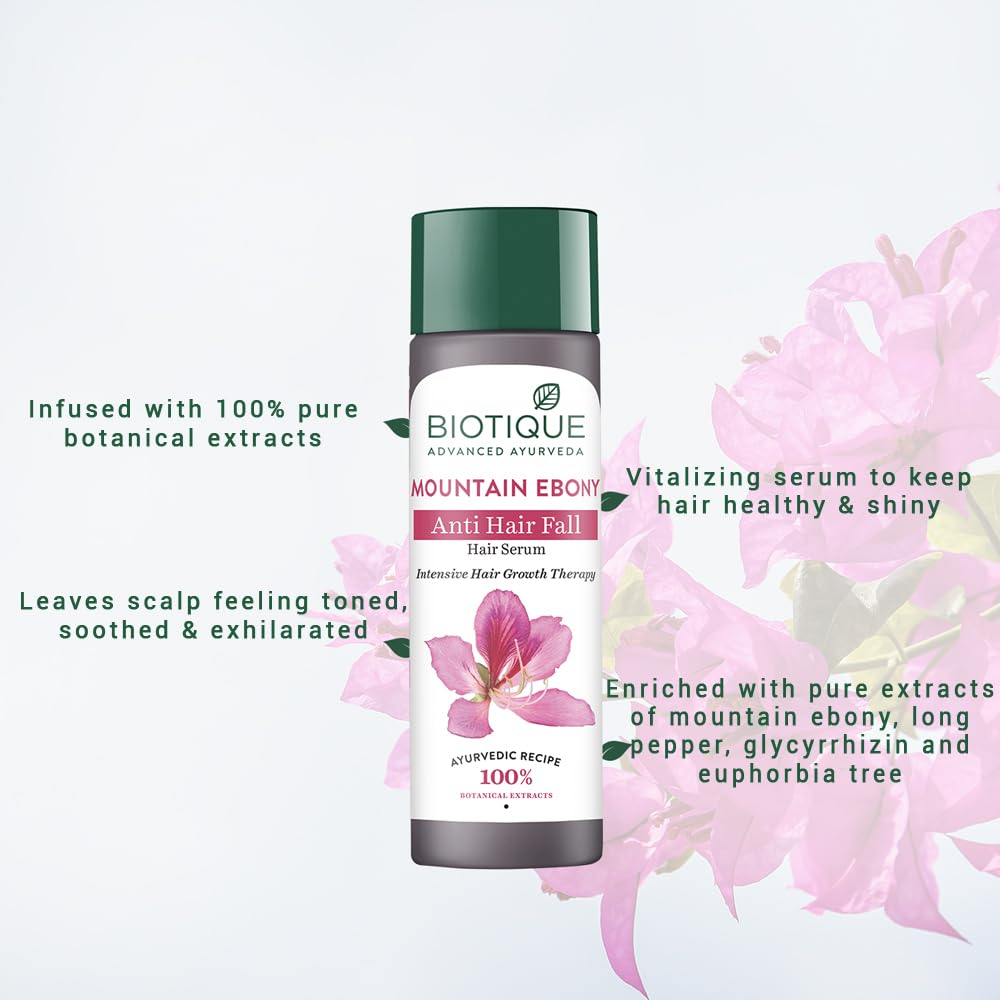Biotique Bio Mountain Ebony Vitalizing Serum For Falling Hair Intensive Hair