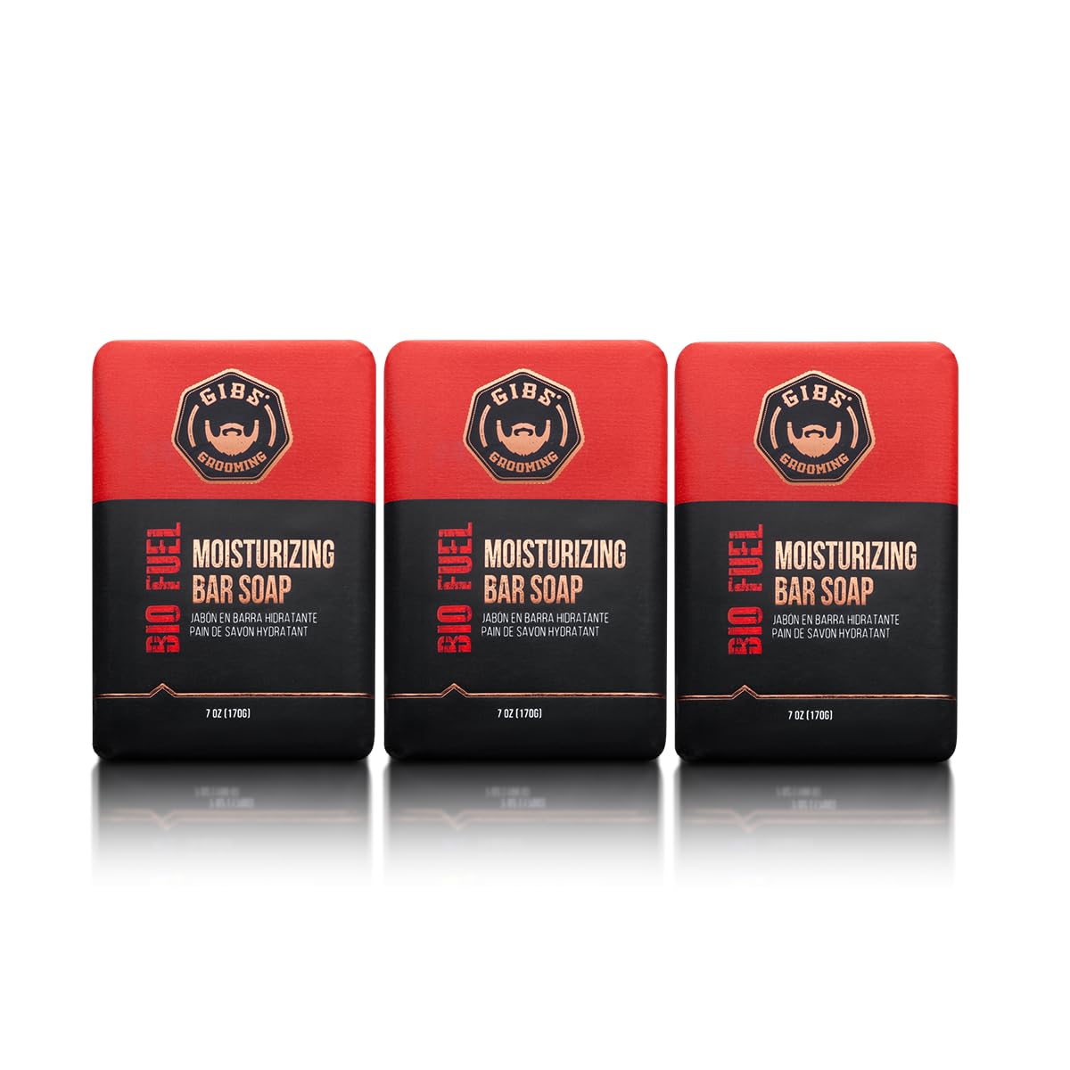 GIBS Bio Fuel, Moisturizing, Long-Lasting, Sandalwood, 7oz Bar Soap Beauty & Personal Care GIBS
