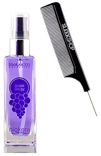 Salerm Cosmetics GRAPEOLOGY SERUM, Biokera Natura (STYLIST LIST) Grape Oil for Deep-Reaching Hair Nourishment (1.9 oz - ORIGINAL SIZE with PUMP) Beauty & Personal Care SALERM