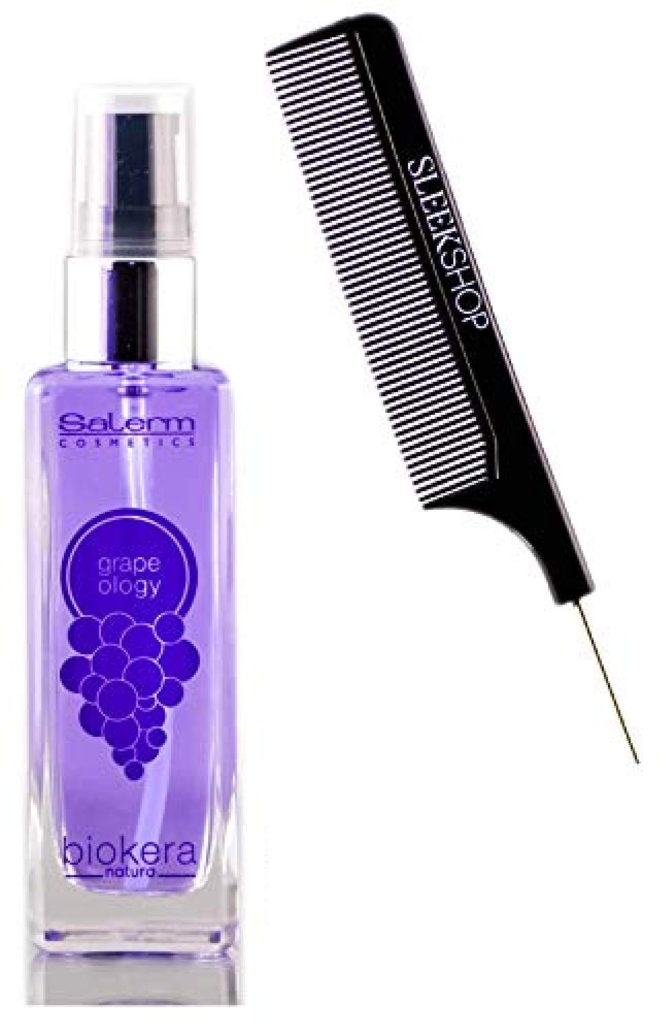 Salerm Cosmetics GRAPEOLOGY SERUM, Biokera Natura (STYLIST LIST) Grape Oil for Deep-Reaching Hair Nourishment (1.9 oz - ORIGINAL SIZE with PUMP) Beauty & Personal Care SALERM