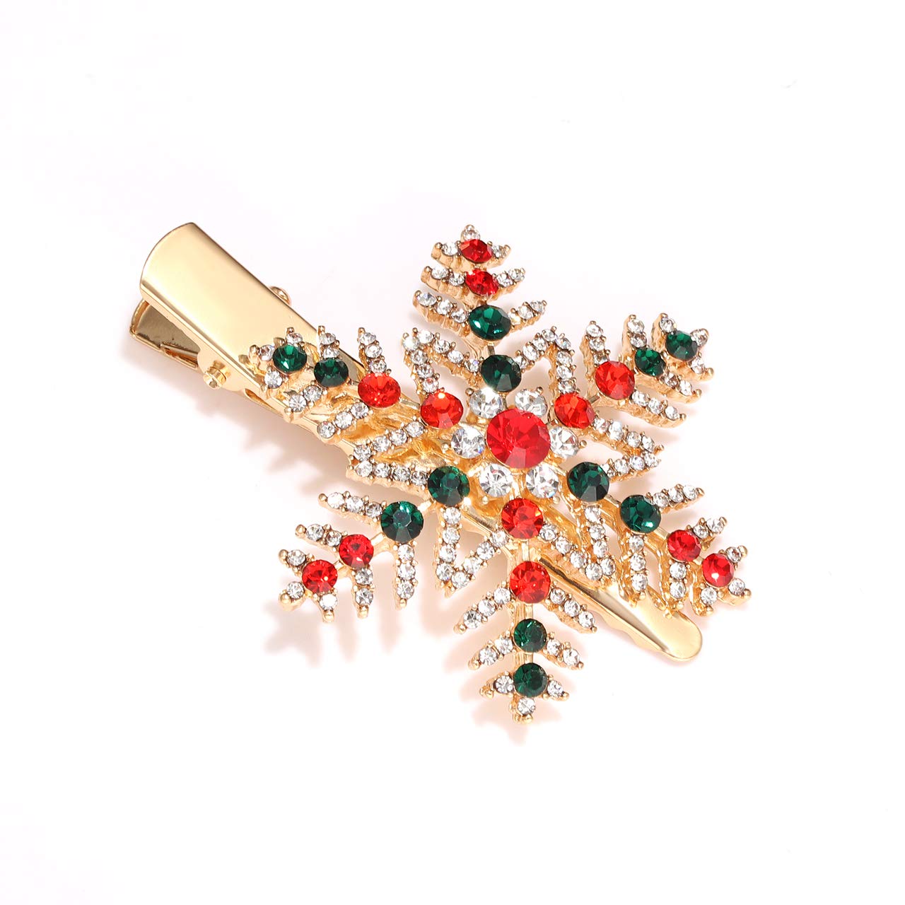 CENAPOG Christmas Hair Clips for Women Novelty Xmas Tree Hairpins Shiny Rhinestone Snowflake Jingle Bell Hair Barrettes for Festive Hair Accessories Beauty & Personal Care CENAPOG