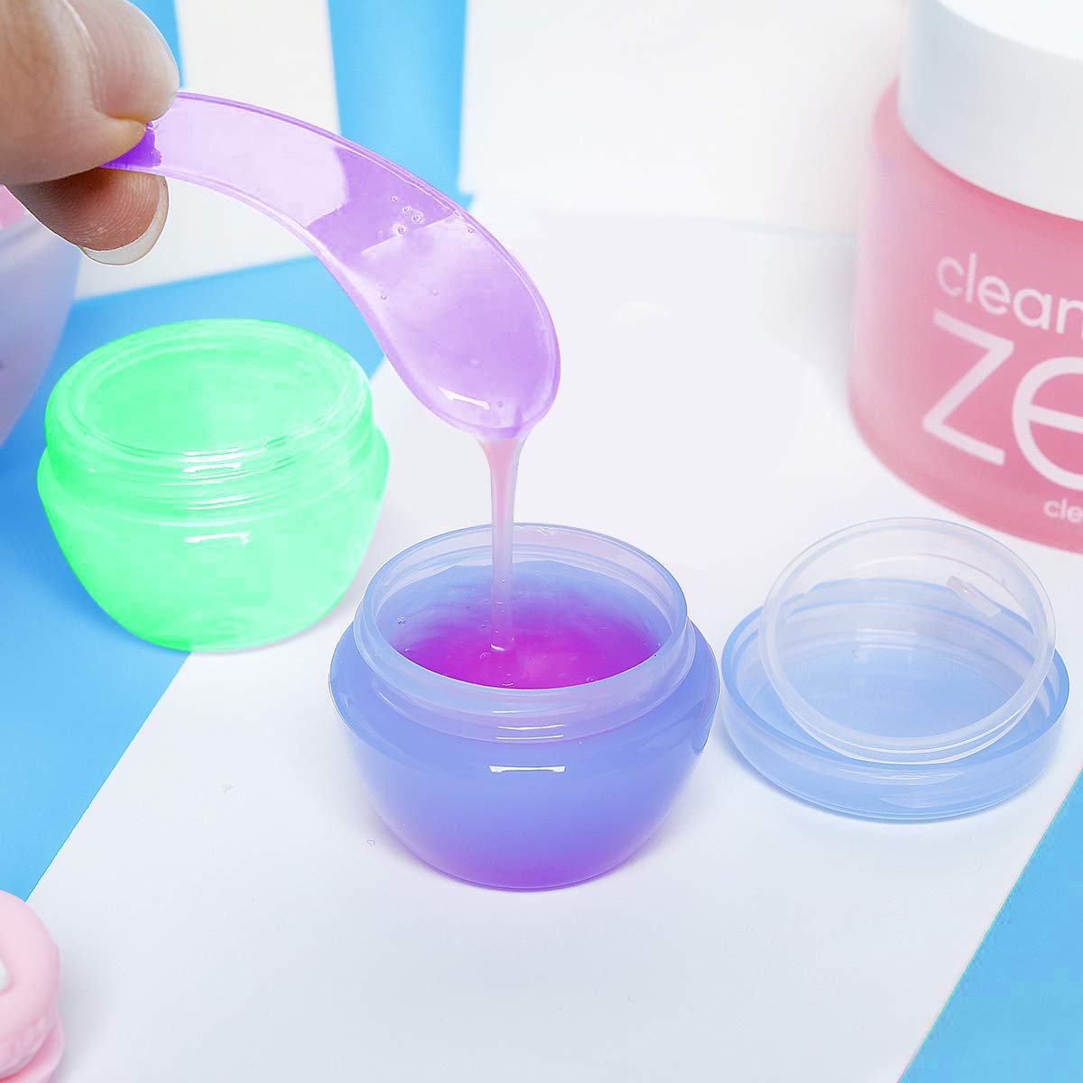 Travel Bottles Kit, TSA Approved Leak Proof Portable Toiletry Containers Set, Clear PET Flight Size Cosmetic Containers for Lotion, Shampoo Beauty & Personal Care Vitog