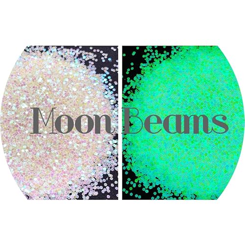 Yellow White Glow in the Dark Glitter | Craft Glitter | Glitter for Arts & Crafts | Tumblers | Cosmetics | Nails | Epoxy Resin Art | Slime | DIY | Beauty & Personal Care Glitter Heart Co.
