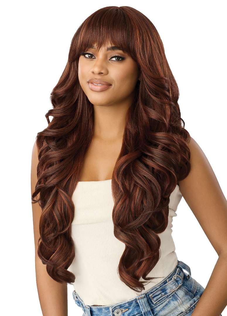 Outre Lace Front Wig - Essaria (CHERRY COFFEE)
