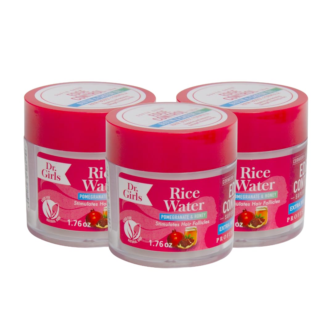 R&B COLLECTION INC 3 Pack Dr Girls Edge Control-1.76oz/ Pomegranate & Honey Scent/No Flaking/No Residue/Extra Mega Hold Beauty & Personal Care R&B Collection