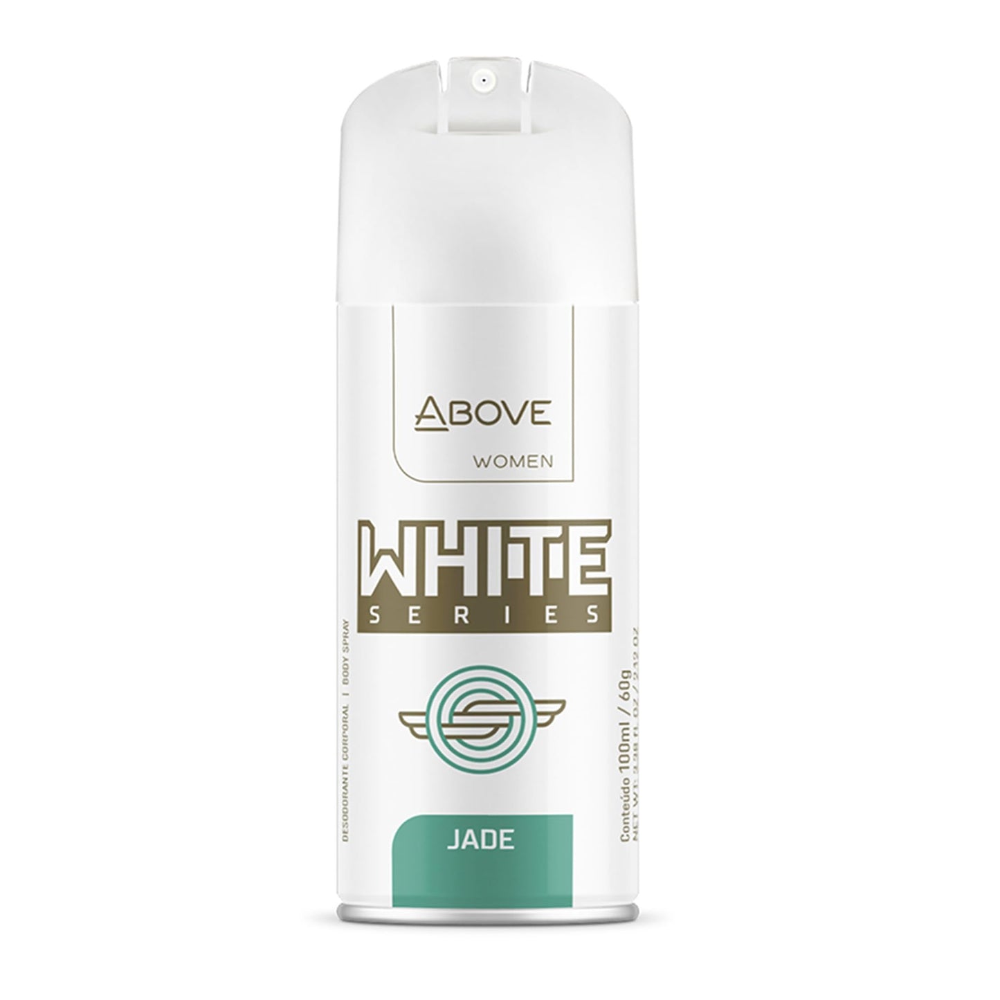 ABOVE White Series Body Spray, Jade, 2.12 oz - Deodorant Spray - Masks Perspiration Odors - Long-Lasting Dry Spray - Paraben-Free - Cruelty-Free Beauty and Personal Care ABOVE