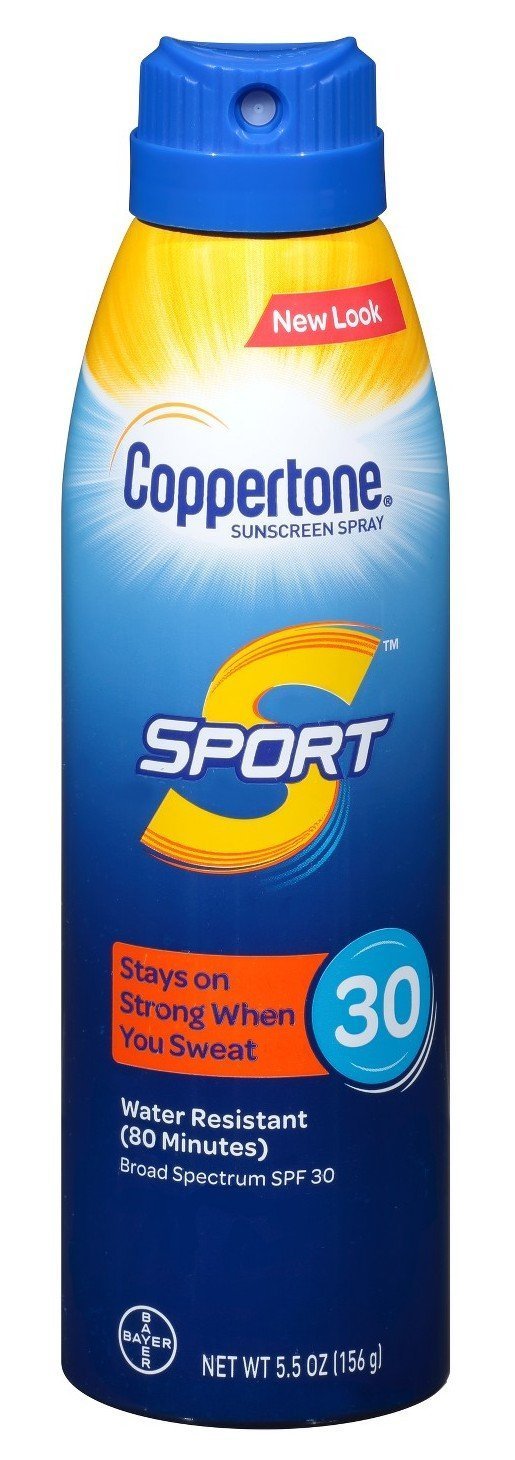 Coppertone SPF#30 Sport 4-In-1 Performance Spray 5.5 Ounce (Pack of 2) Beauty & Personal Care Coppertone