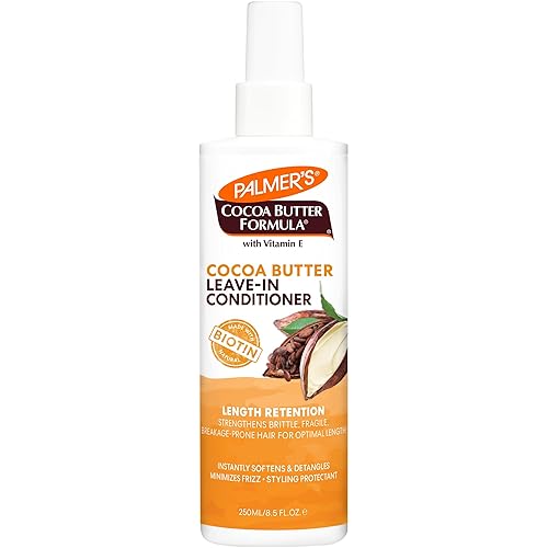 Palmer's Cocoa Butter & Biotin Length Retention Leave-In Conditioner, Strengthen, Minimize Frizz and Detangle Hair, Suitable for All Curly Hair Beauty & Personal Care Palmer's